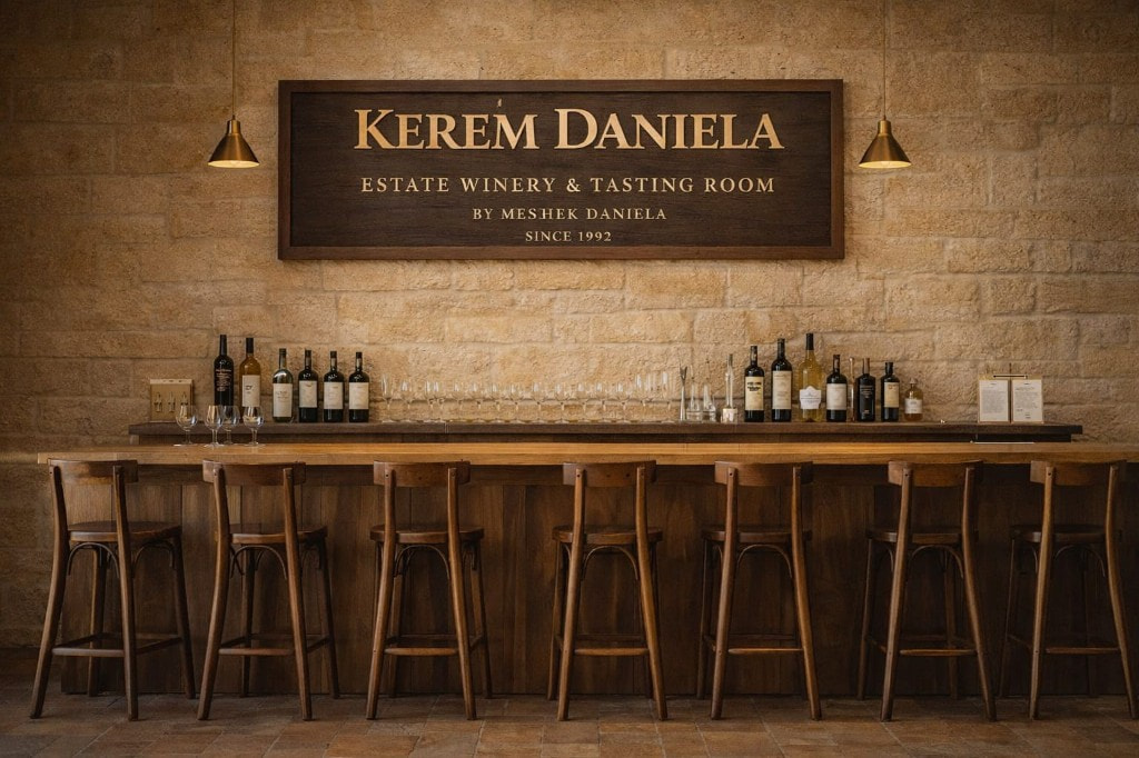 כרם דניאלה - בר הטעימות, Estate Winery & Tasting Room